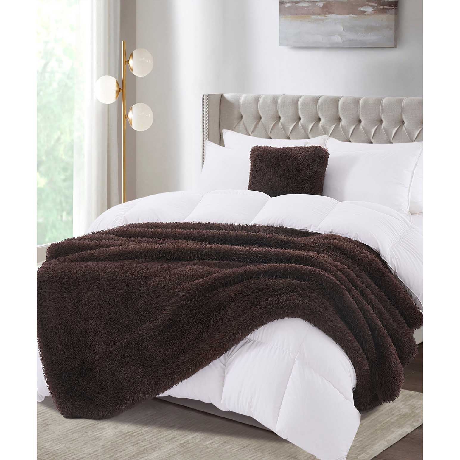 Top Drawer Grizzly Bear Throw 500Gsm Longpile Fur - 150x200cm