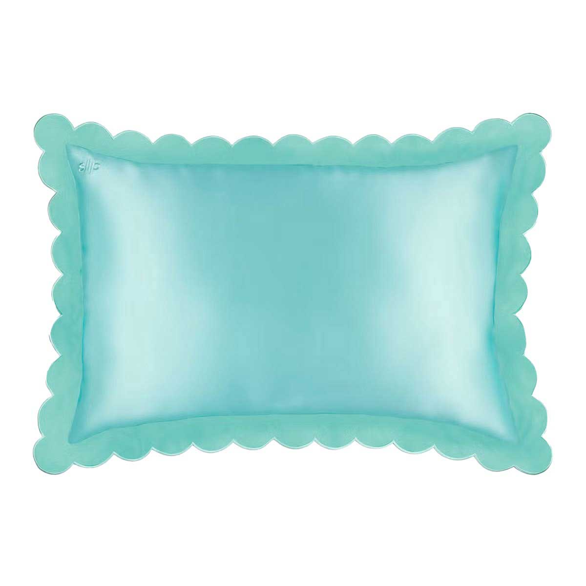 Slip Silk Pillowcase Queen Scalloped