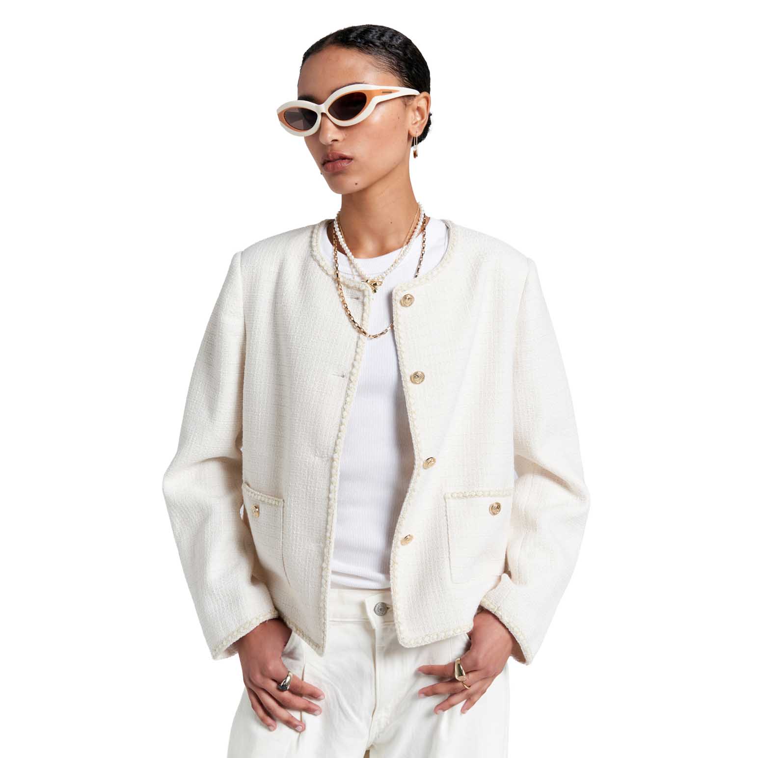 Karen Walker Bouclé Jacket