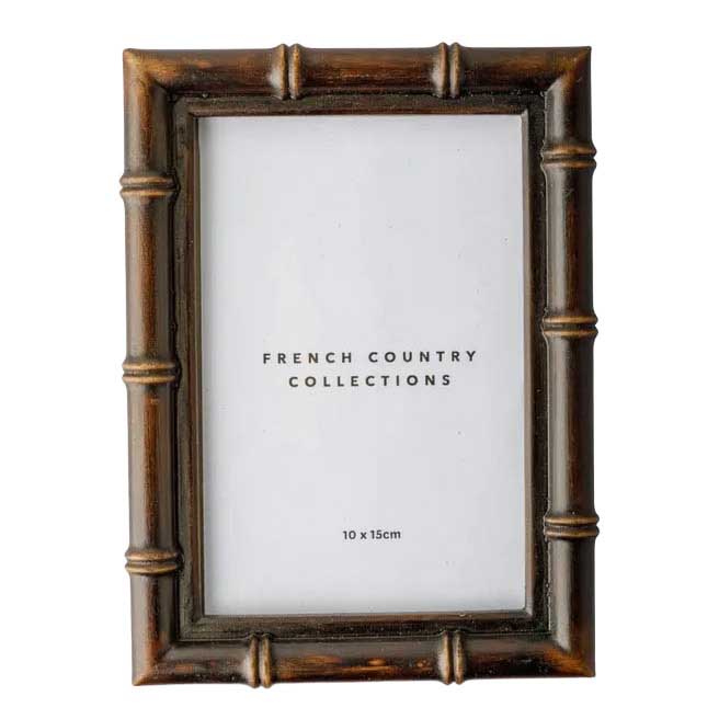 French Country Bamboo Photoframe 4x6