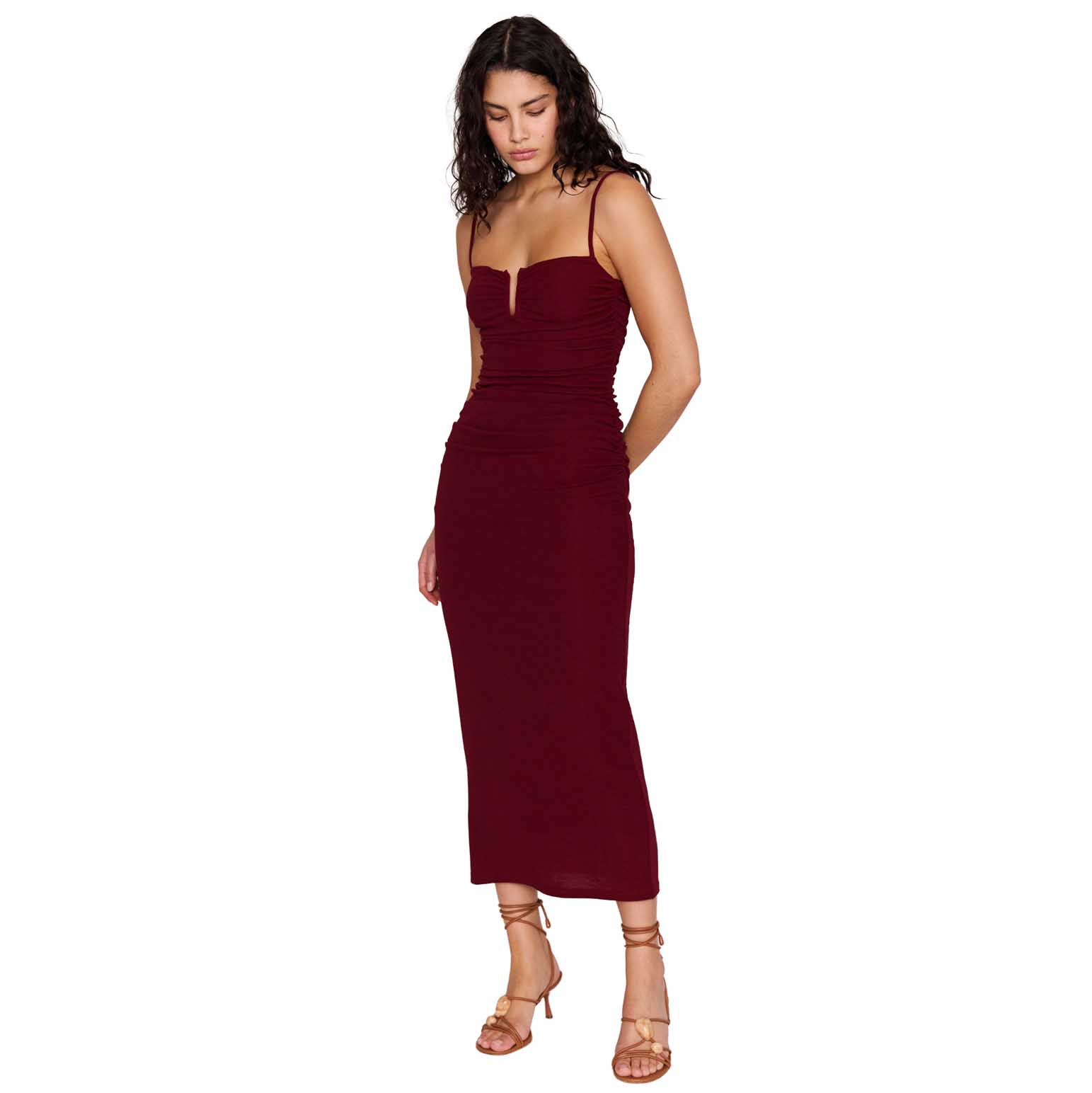 MINKPINK Mila Gathered Maxi Dress