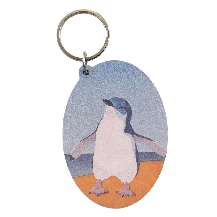 Hansby Design Blue Penguin Keytag