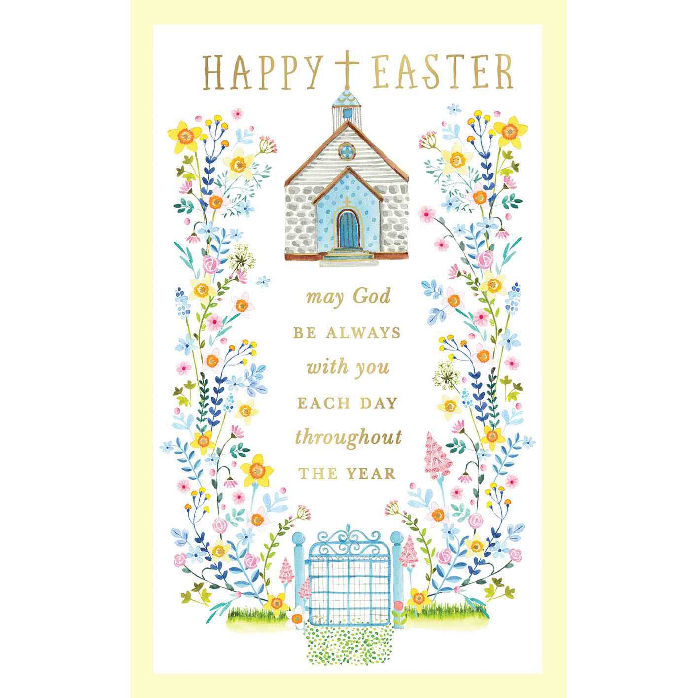 Image Gallery Easter Church Garden Card