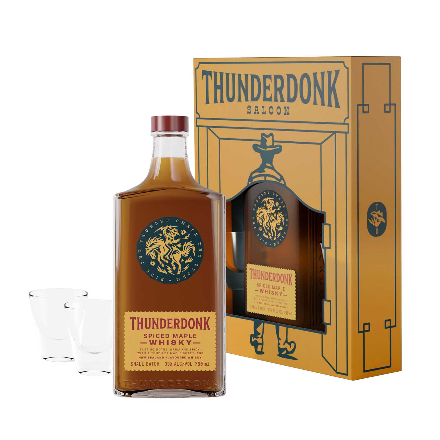 Thunderdonk Spiced Maple Saloon 2 Shot Gift Pack