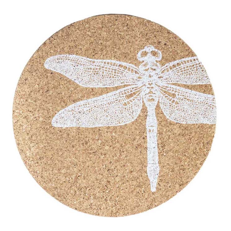 Selbrae House Cork Place Mat Dragonfly
