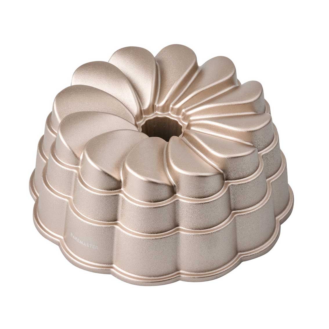 Bakemaster Petal Bundt Pan, 24 X 24 X 10cm - Champagne