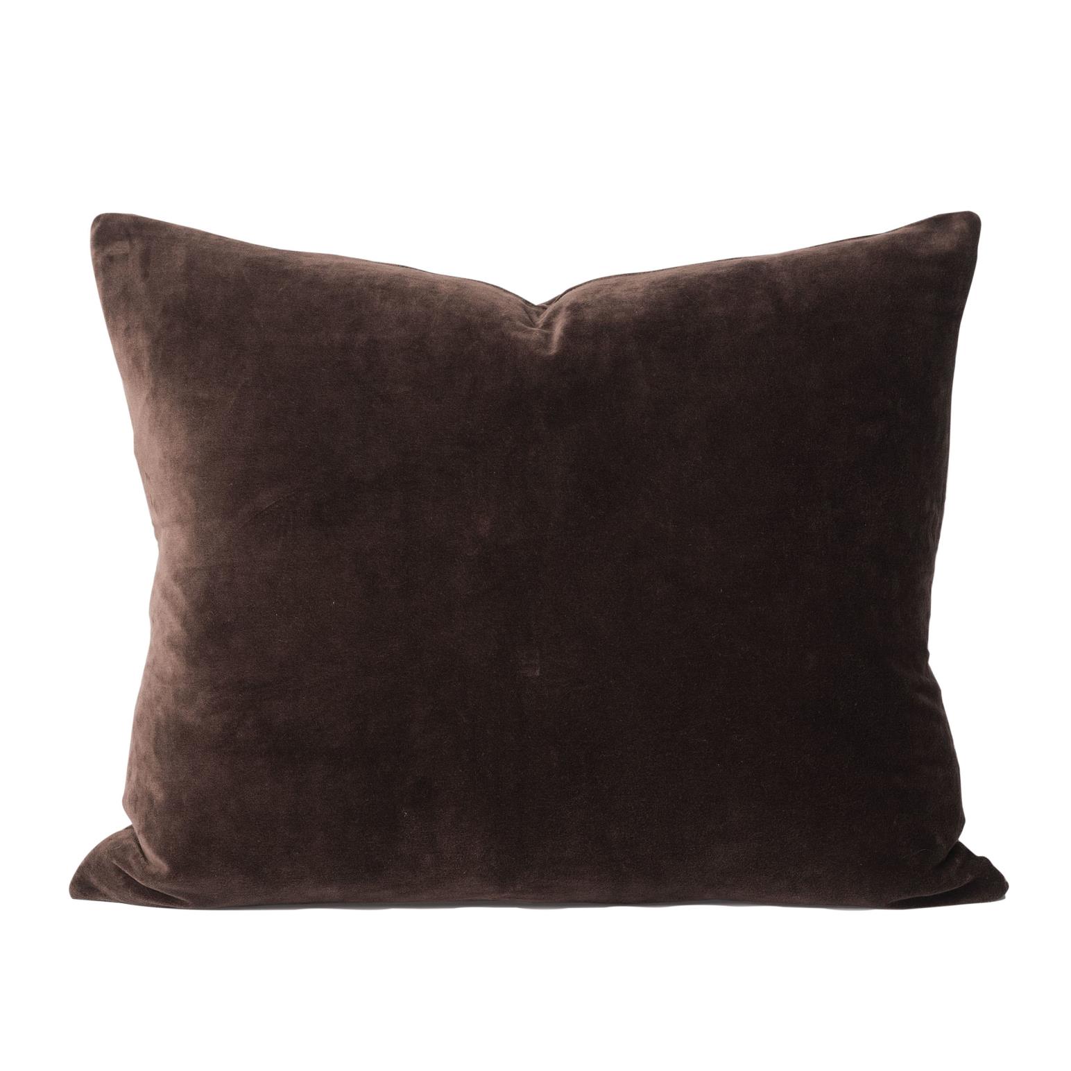 Città Cotton Velvet Cushion Cover Henna 55x45cm