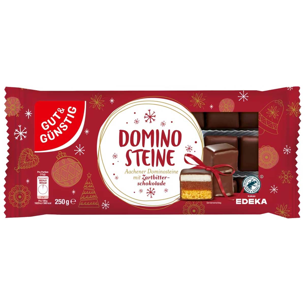 Gut & Gunstig Dominosteine Dark Chocolate 250g