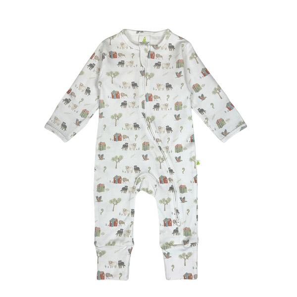 HRB Jacobi Farm Muster Long Sleeve Zipsuit
