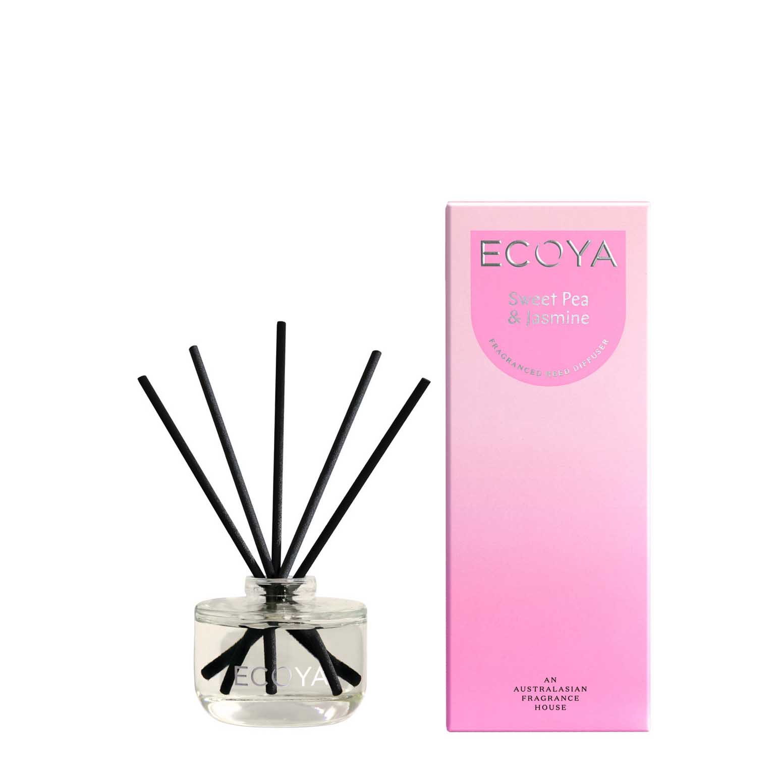 ECOYA Mini Reed Diffuser Sweet Pea & Jasmine 50ml