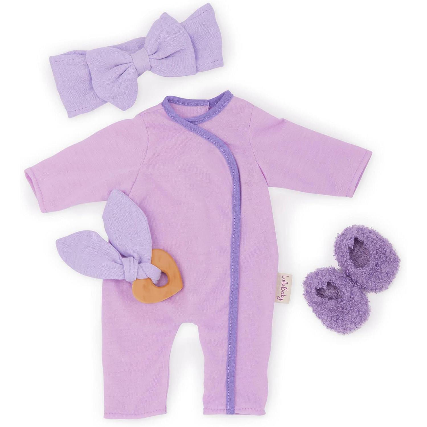 Lullababy 14" Outfit - Purple Oneies Outfit