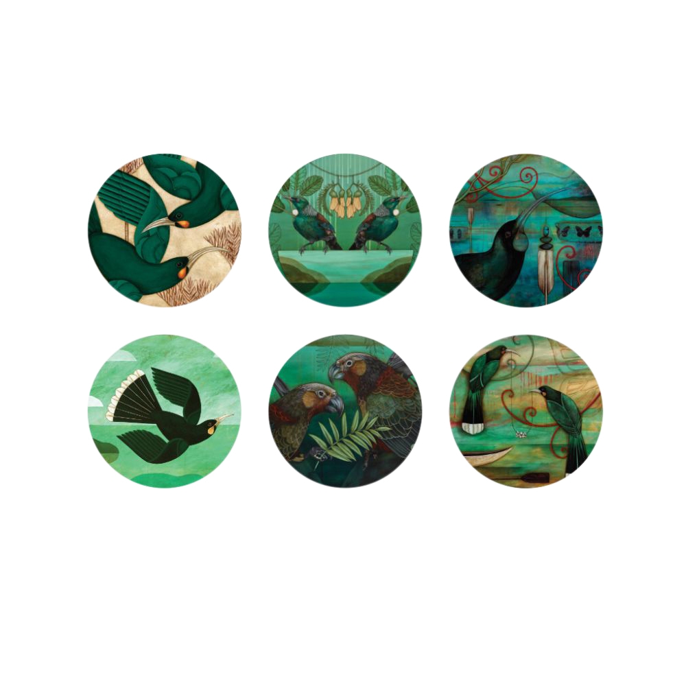 Kathryn Furniss Coasters - Set Of 6