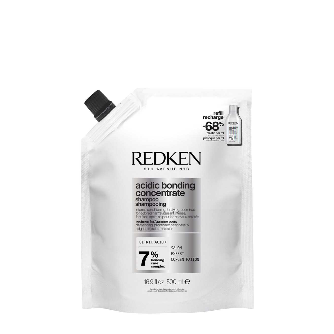 Redken Acidic Bonding Concentrate Shampoo 500ml Refill
