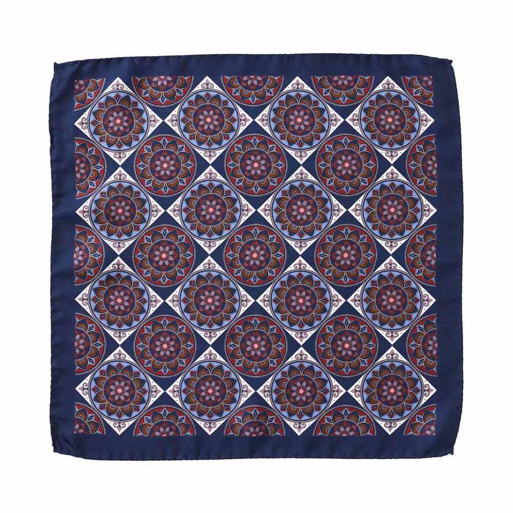 Cambridge Large Rondelle Pocket Square