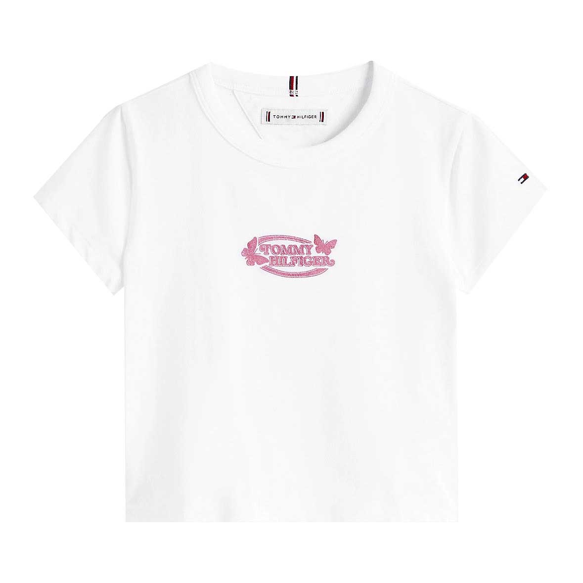 Tommy Hilfiger Butterfly Graphic Tee SS 3-7Y