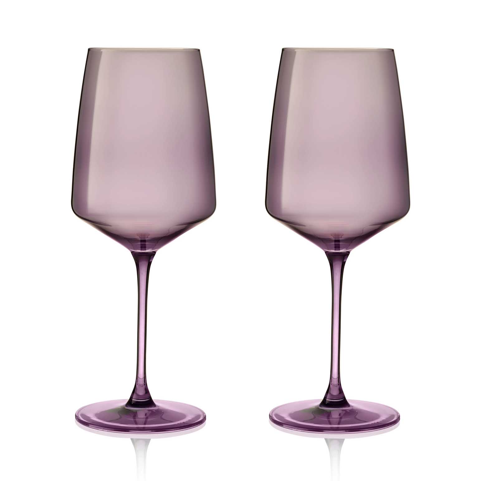 Viski Reserve Nouveau Wine Glasses in Violet, Set of 2