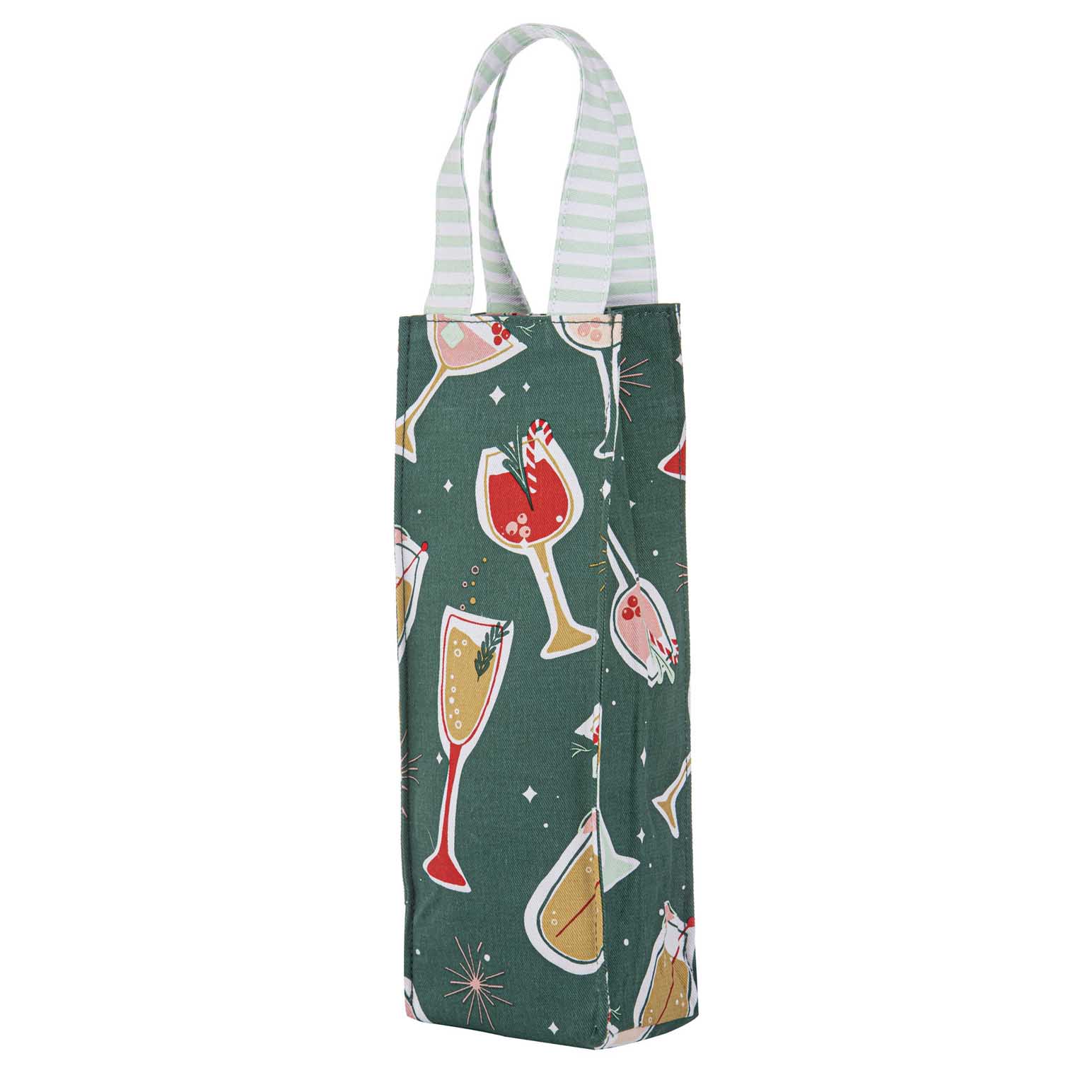 Ladelle Let's Get Merry Single Wine Bag