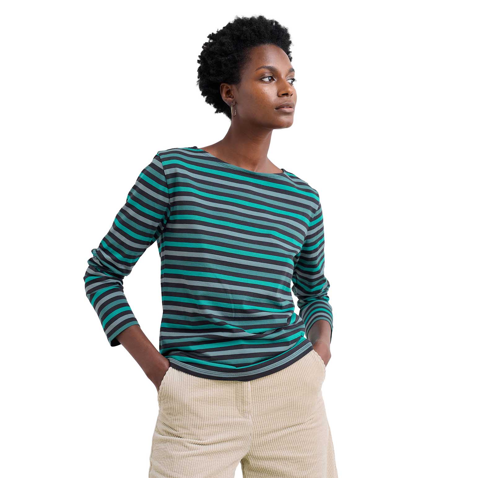 Seasalt Cornwall Sailor Shirt Tri Mini Cornish Storm Sky