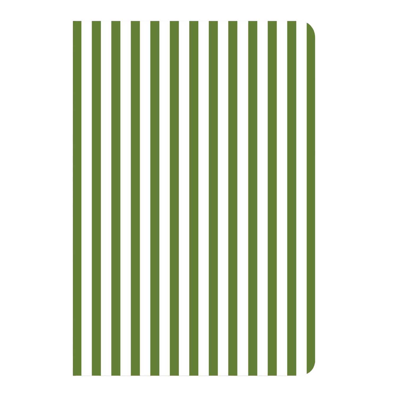 Lettuce Notebook Olive Stripe