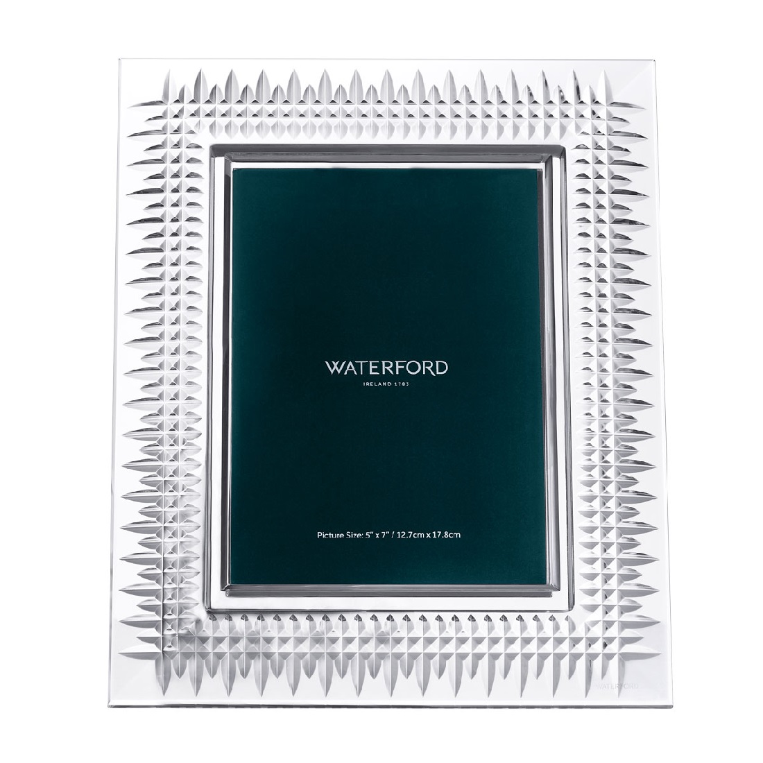 Waterford Lismore Diamond Picture Frame 5x7"
