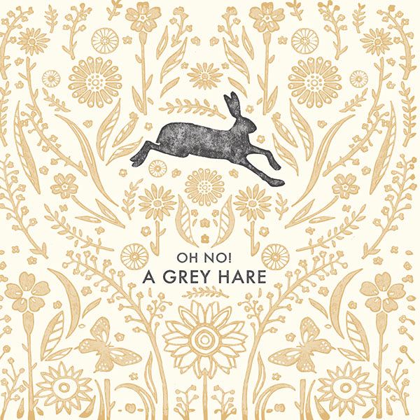 Vevoke Card Grey Hare