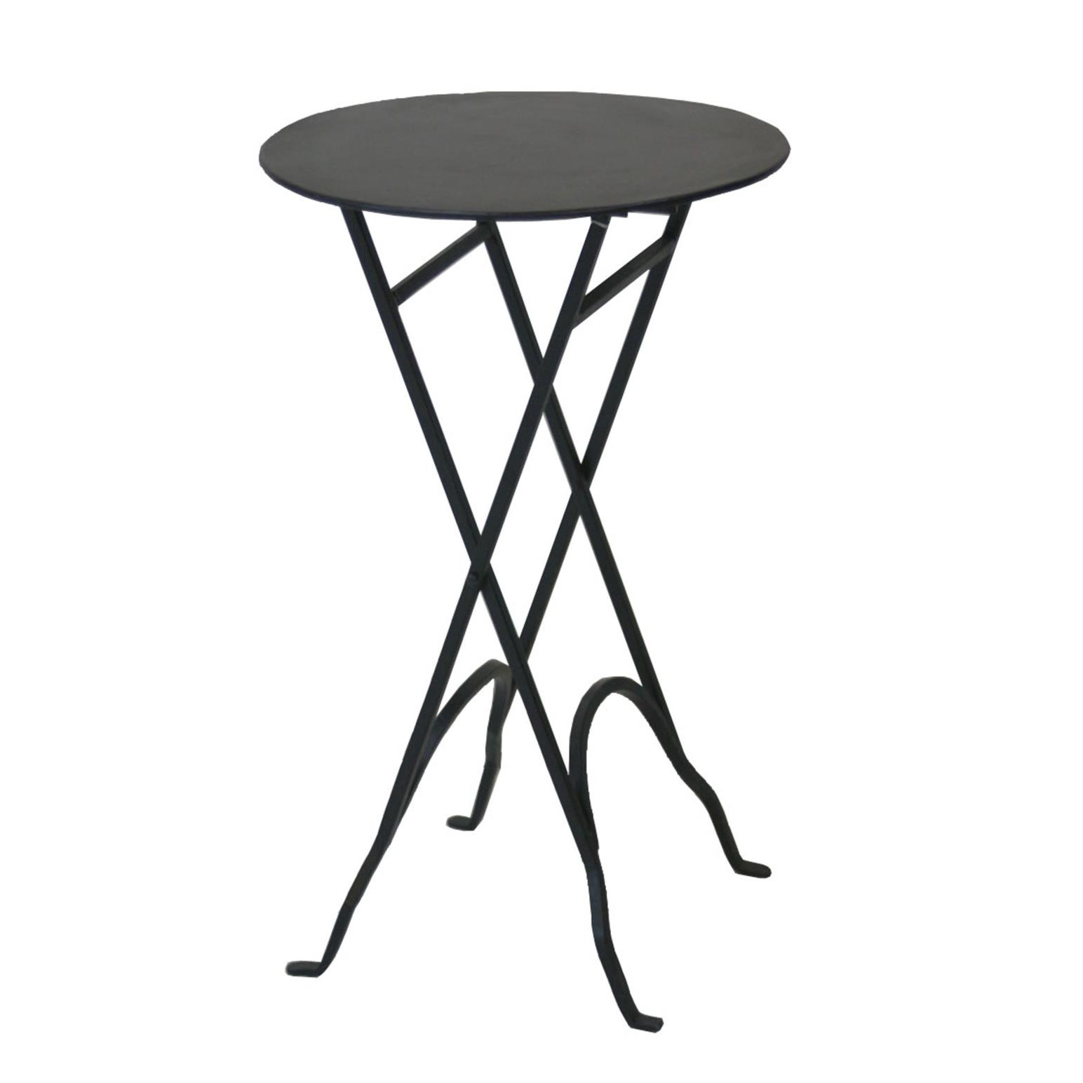 French Country Round Narrow Side Table