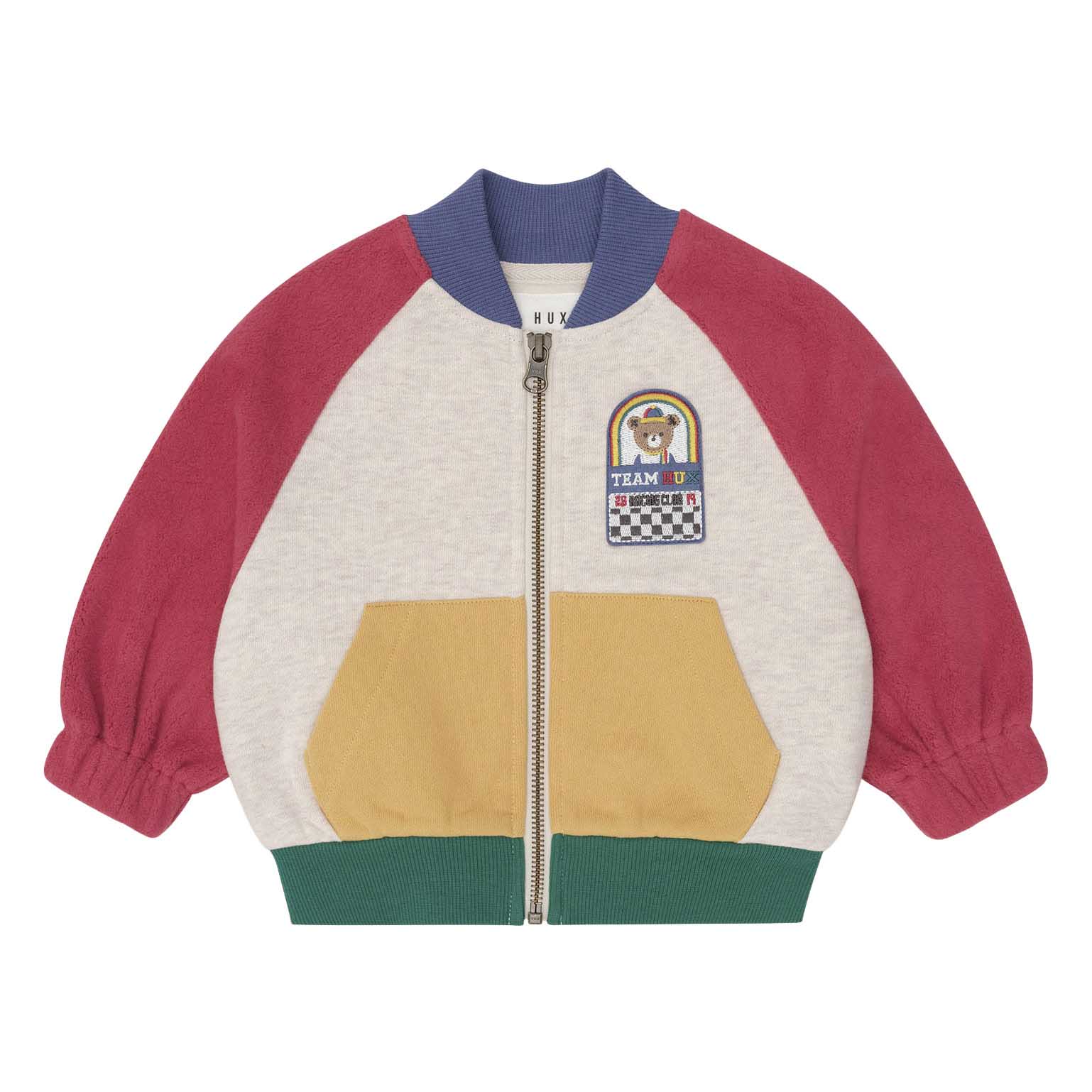 Huxbaby Hux Colour Block Zip Sweat 3-5Y