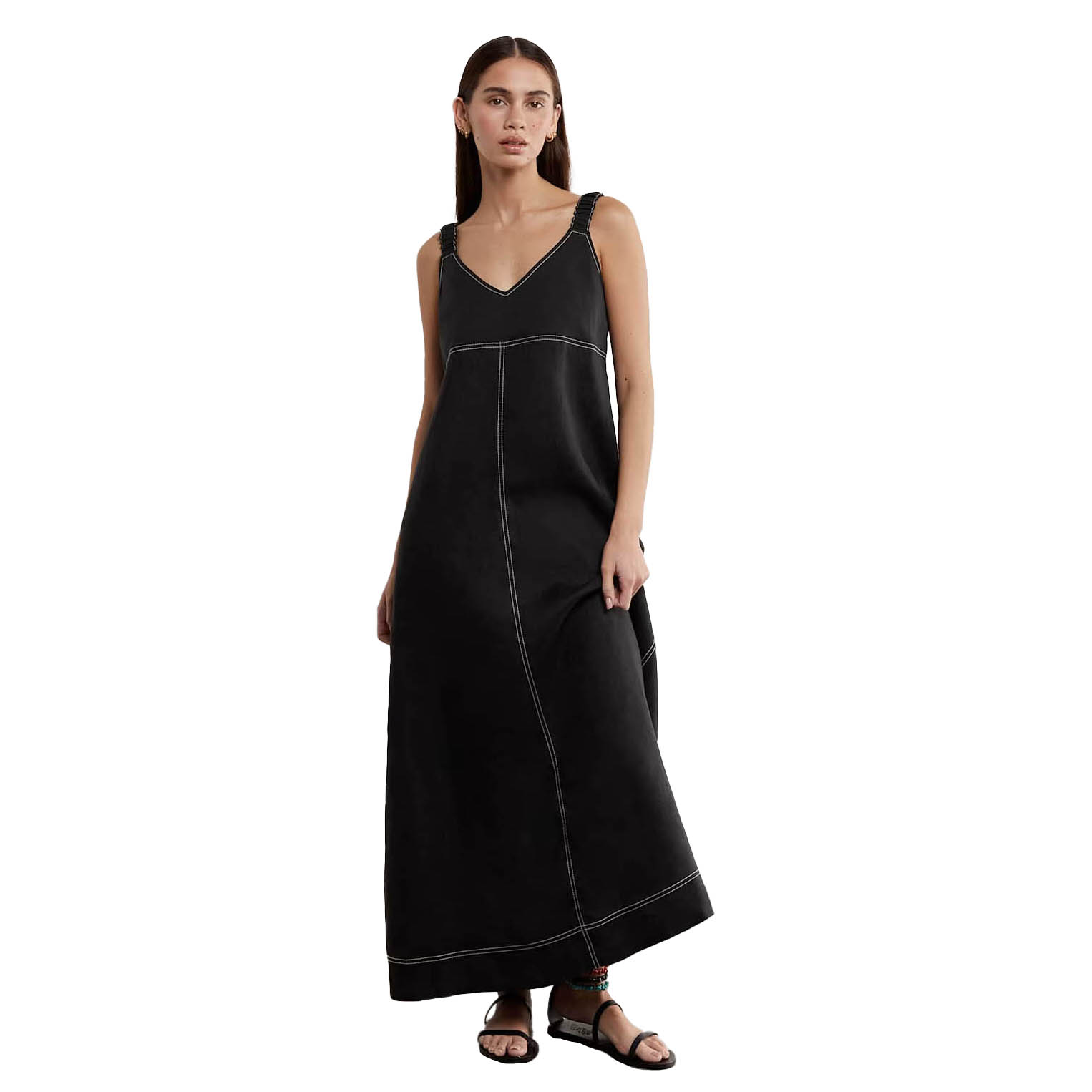 JAG Sara Linen Midi Dress