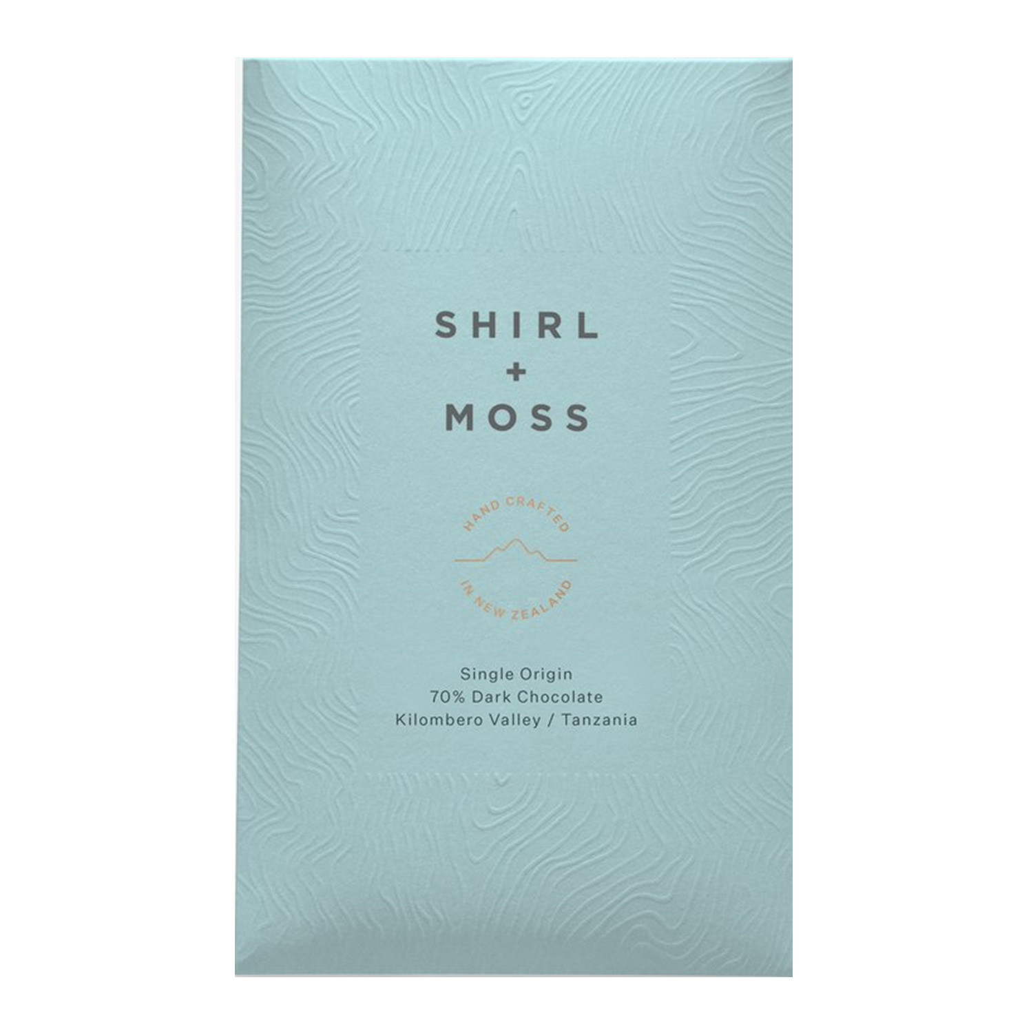 Shirl + Moss Single Origin Kilombero Valley 70% Dark Chocolate Bar 80g