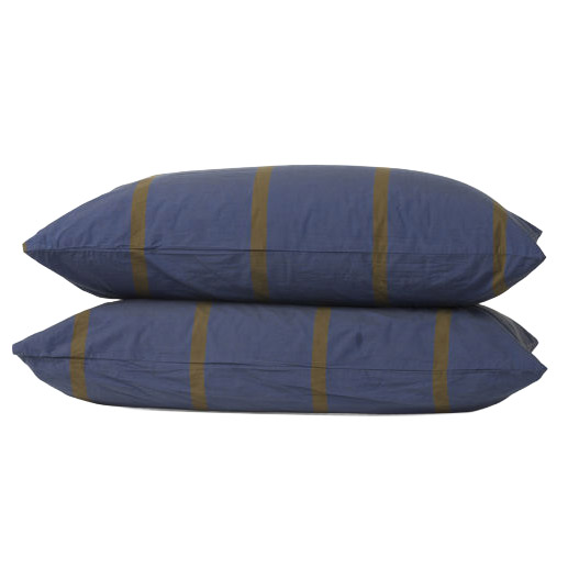 Citt&agrave; Duo Pillowcase Pair Aegean/Ivy 76x50cm