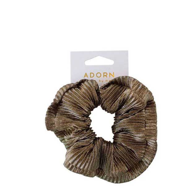 Adorn by Mae Elastic Scrunchie - Gold