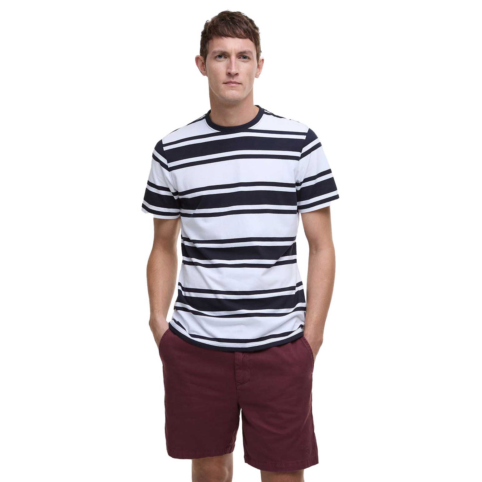 Barbour Colts Stripe Relaxed Fit T-Shirt
