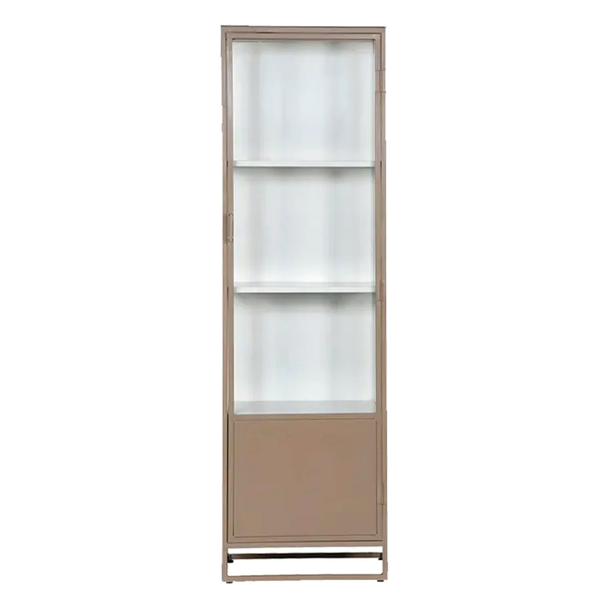 French Country Cole Display Cabinet Single Biscuit