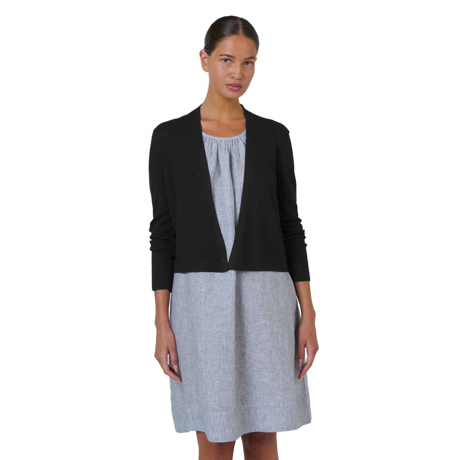 Naturals By O & J Black Cadigan