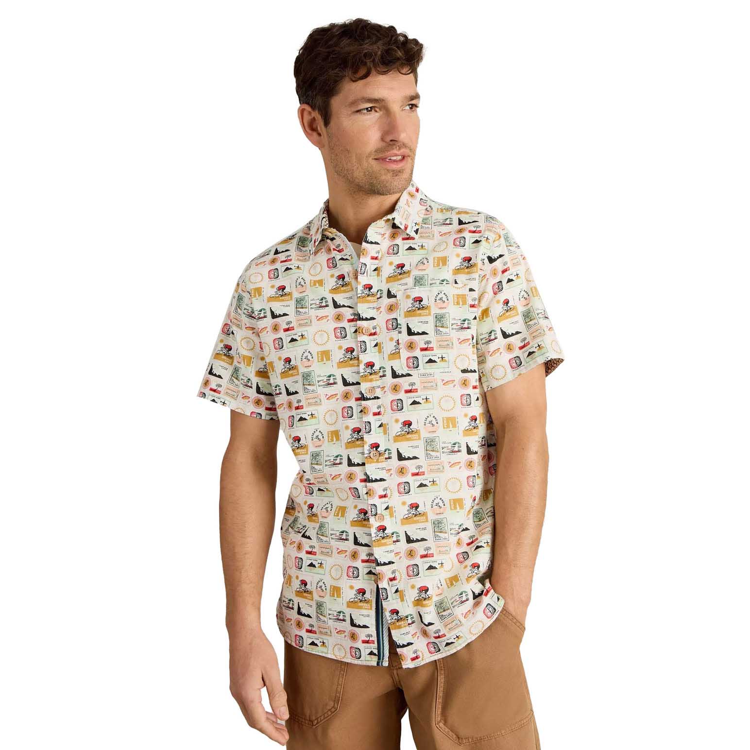 White Stuff Finsbury Travel Printed Shirt