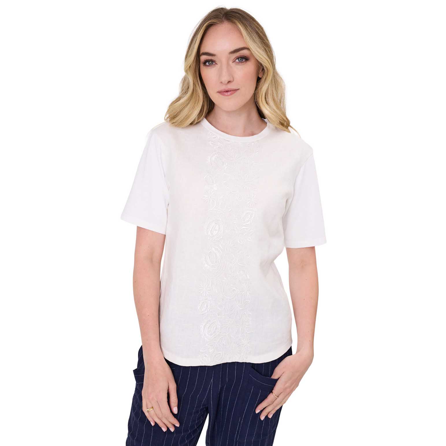 Lemon Tree Rosetta Linen Top