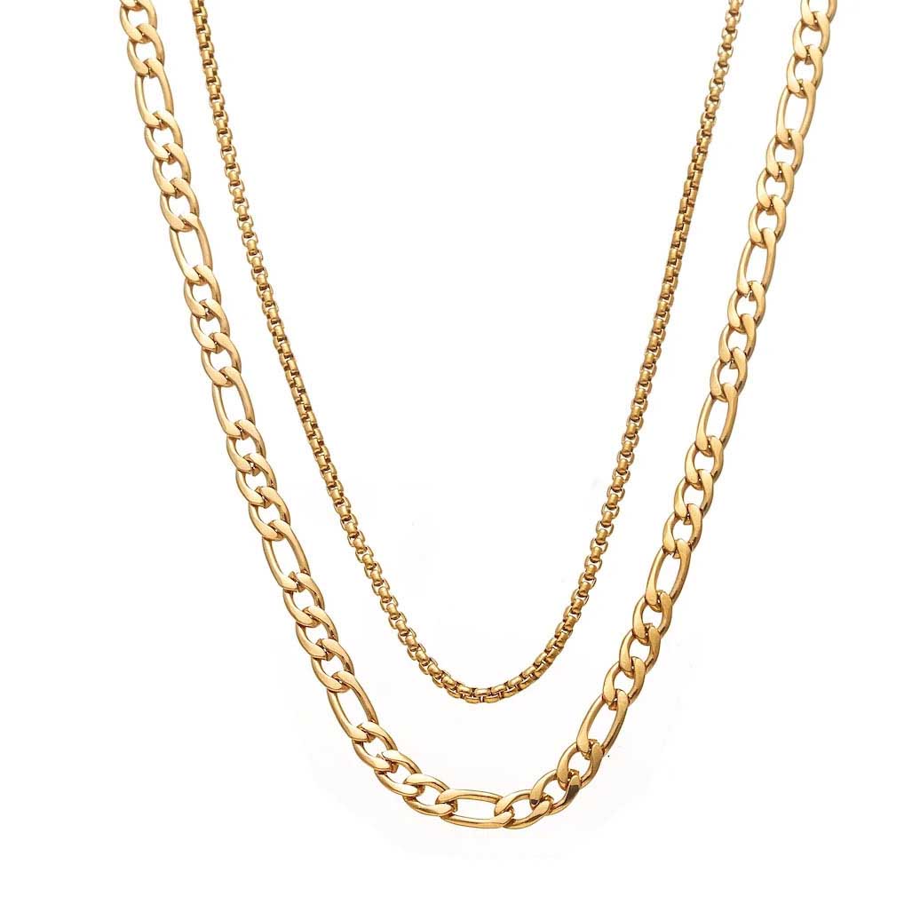 Silk & Steel Reflection Necklace