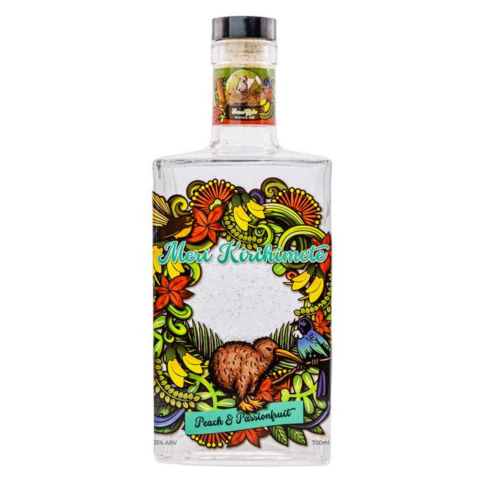 Lady H Meri Kirihimete Snow Globe Peach Passionfruit Gin Cup 25% 700ml