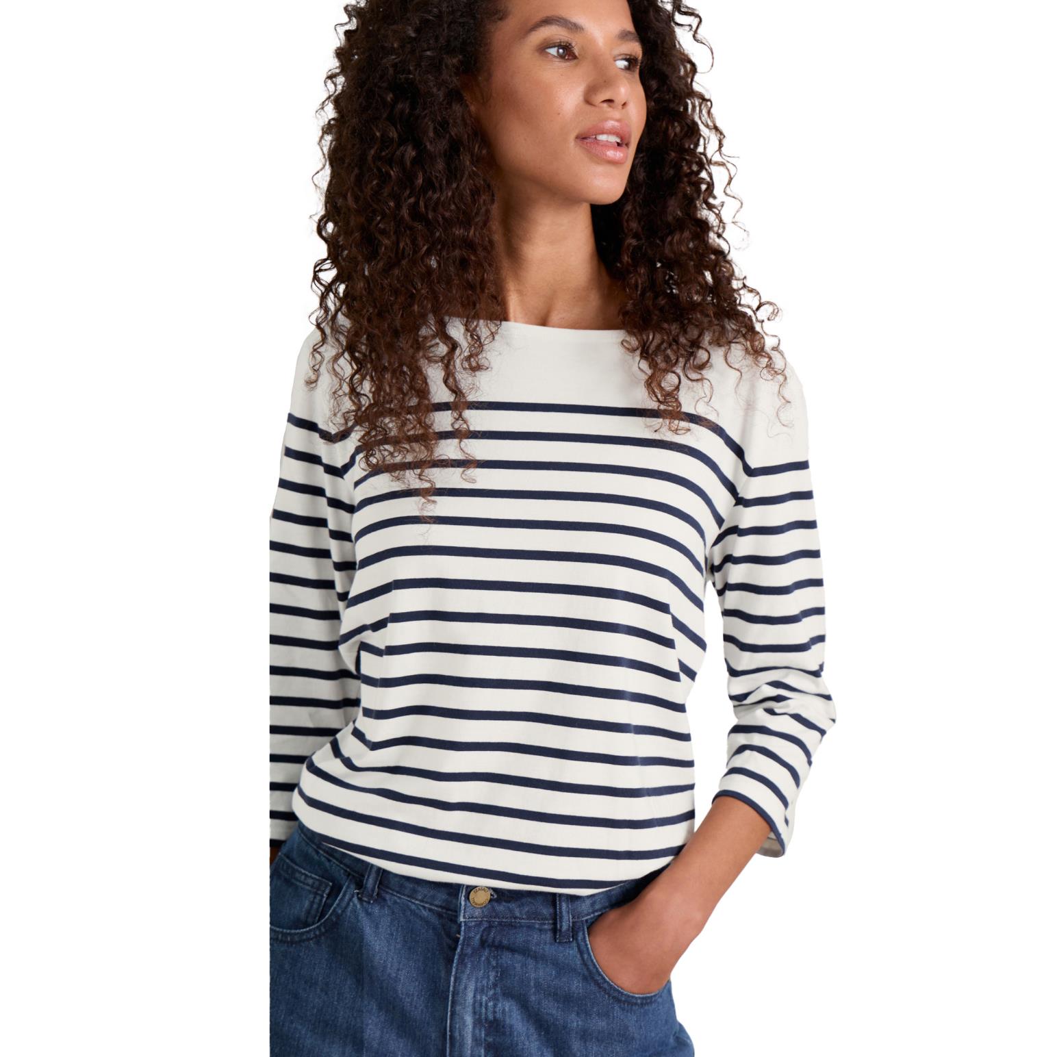 Seasalt Cornwall Sailor Top Falmouth Breton Chalk Maritime