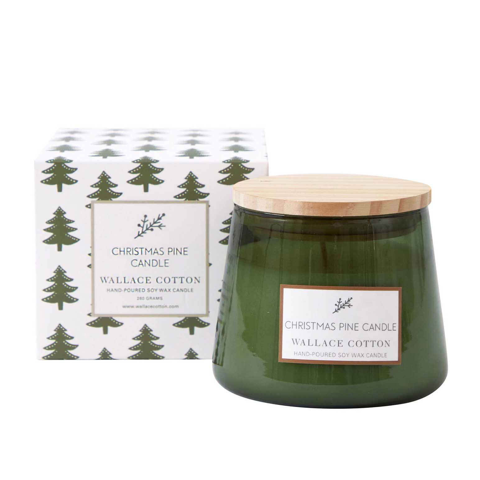Wallace Cotton Christmas Pine Candle