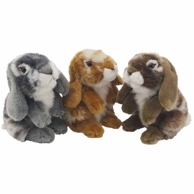 Antics Nibbles Brown/Grey Rabbits