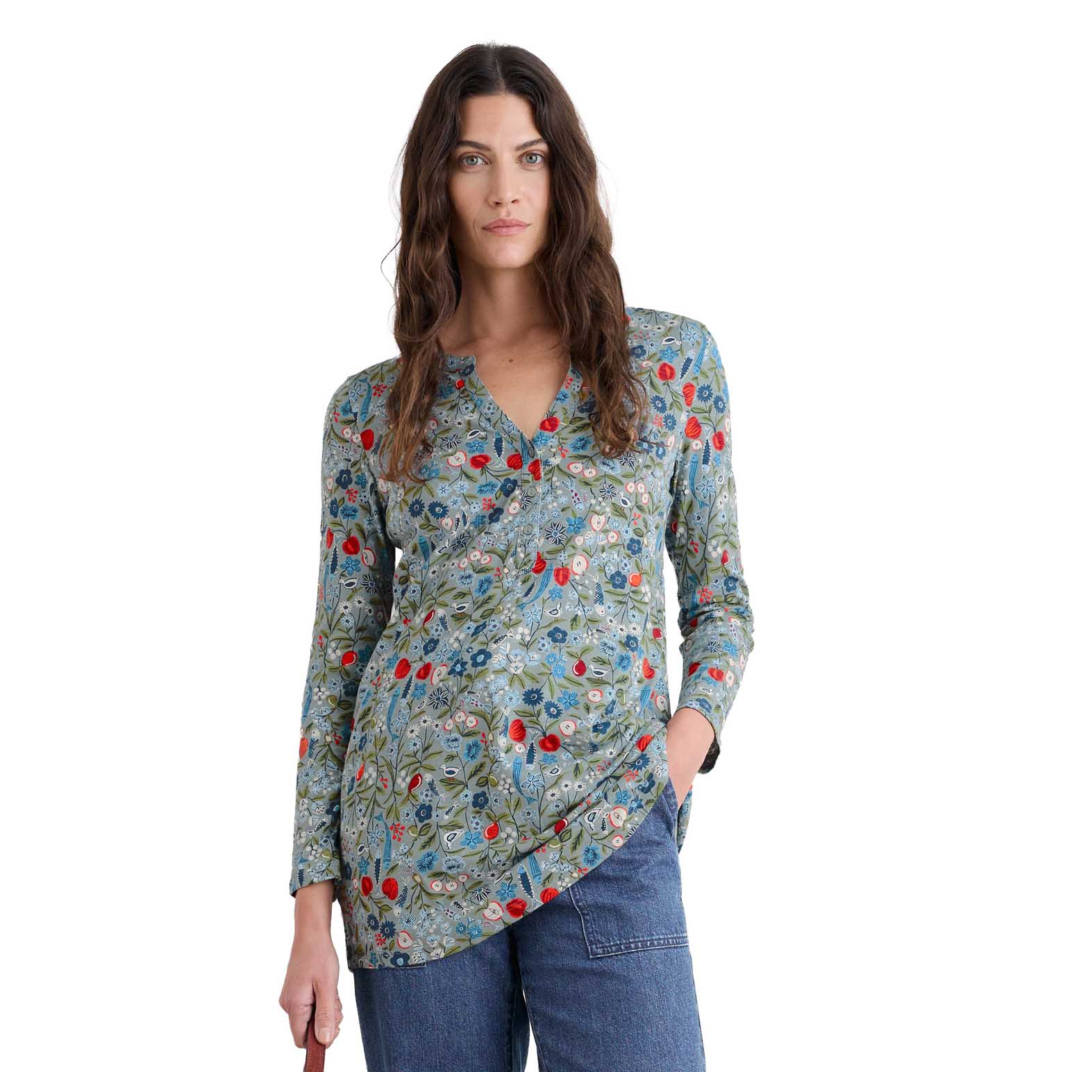Seasalt Cornwall Moon Window Tunic Still Life Sea Holly