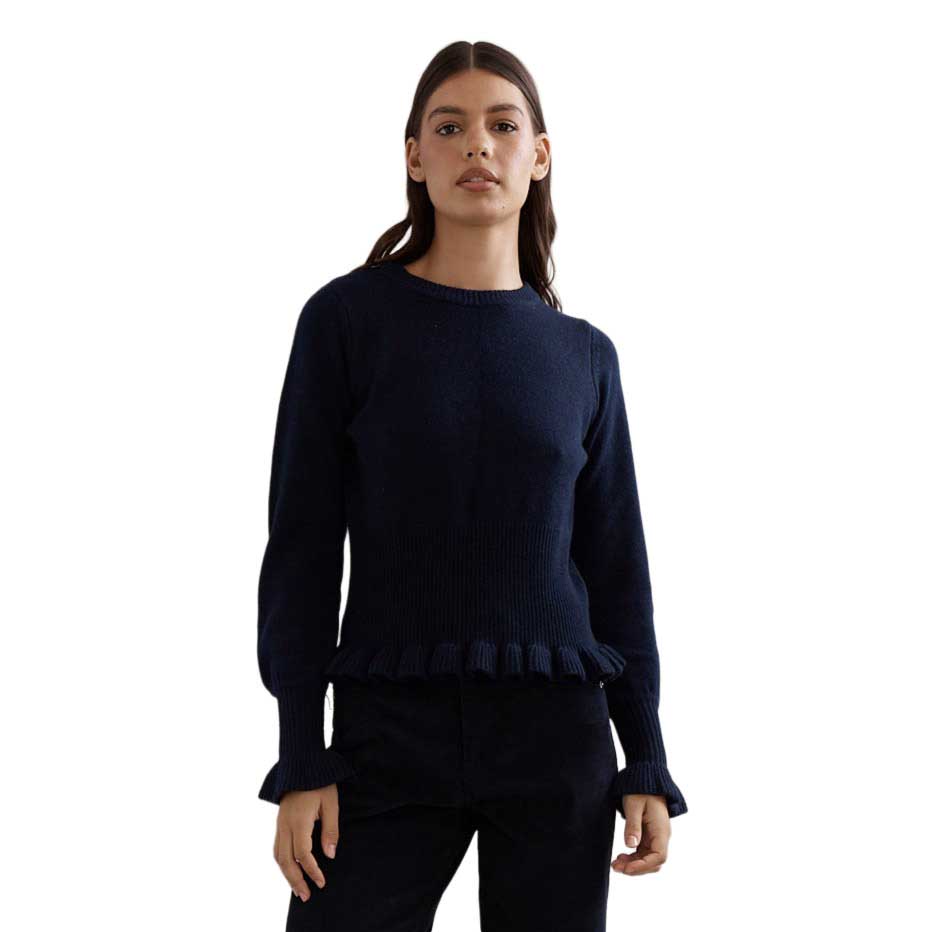 Caitlin Crisp Frilly Crop Crew