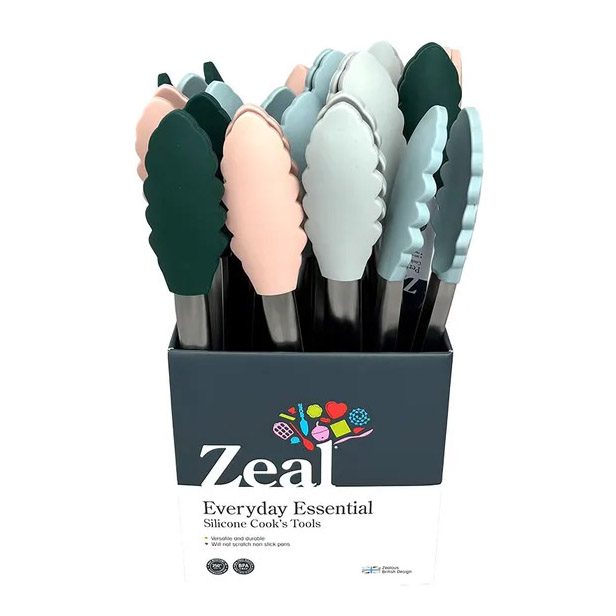 Zeal Tongs 10" Silicone Head