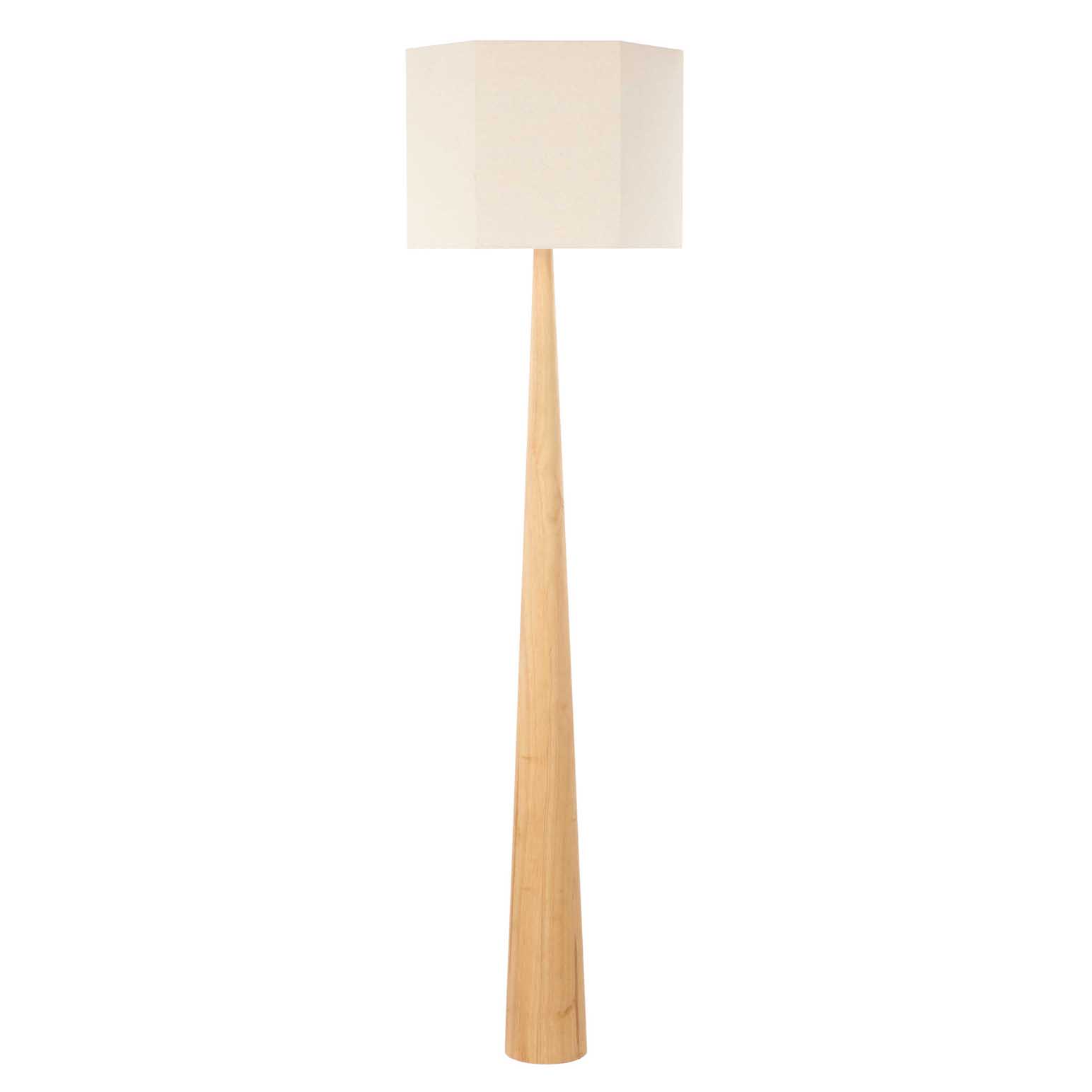 Grand Designs Flint Floor Lamp Natural & Brown 45x45x167.8cm