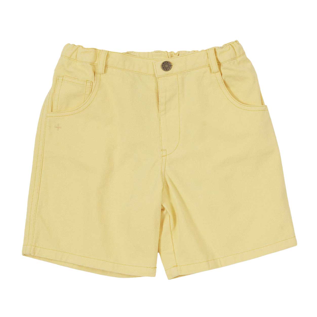Goldie + Ace Wide Leg Strawberry Denim Shorts 3-5Y