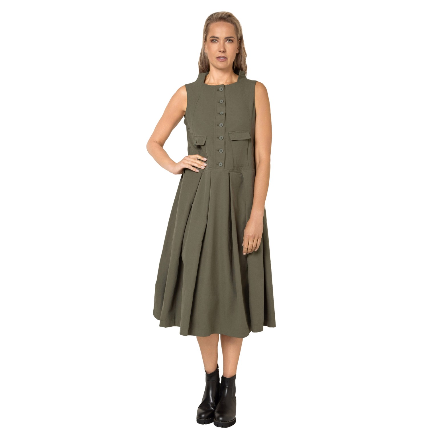 Rundholz Dress With Patch Pockets