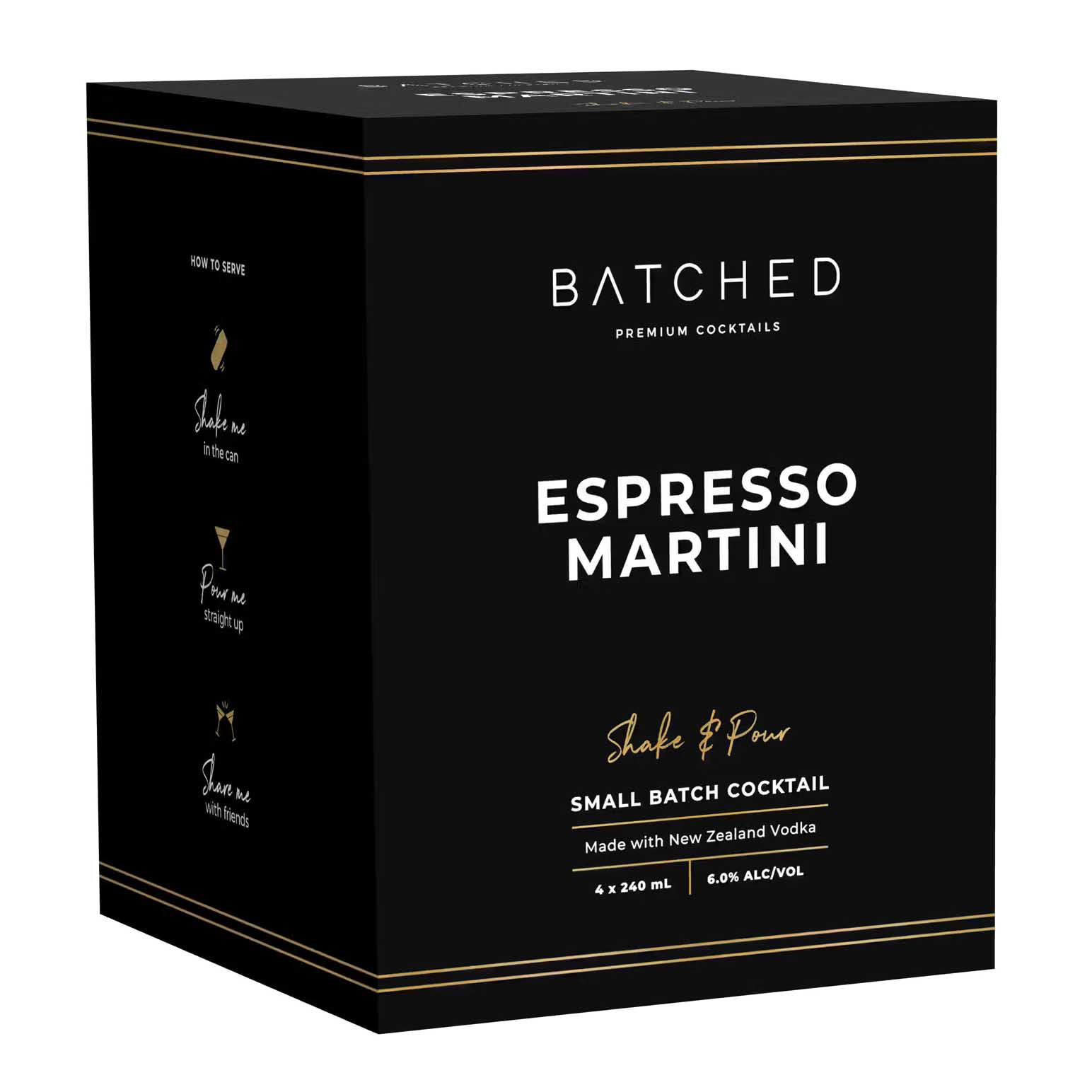 Batched Espresso Martini 6% 4 x 240ml