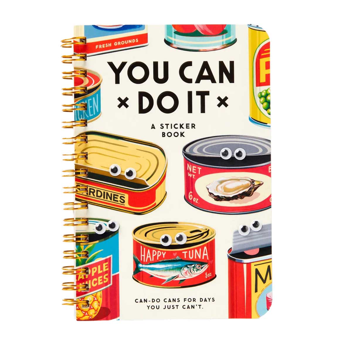Brass Monkey You Can Do It Googly Sticker Book