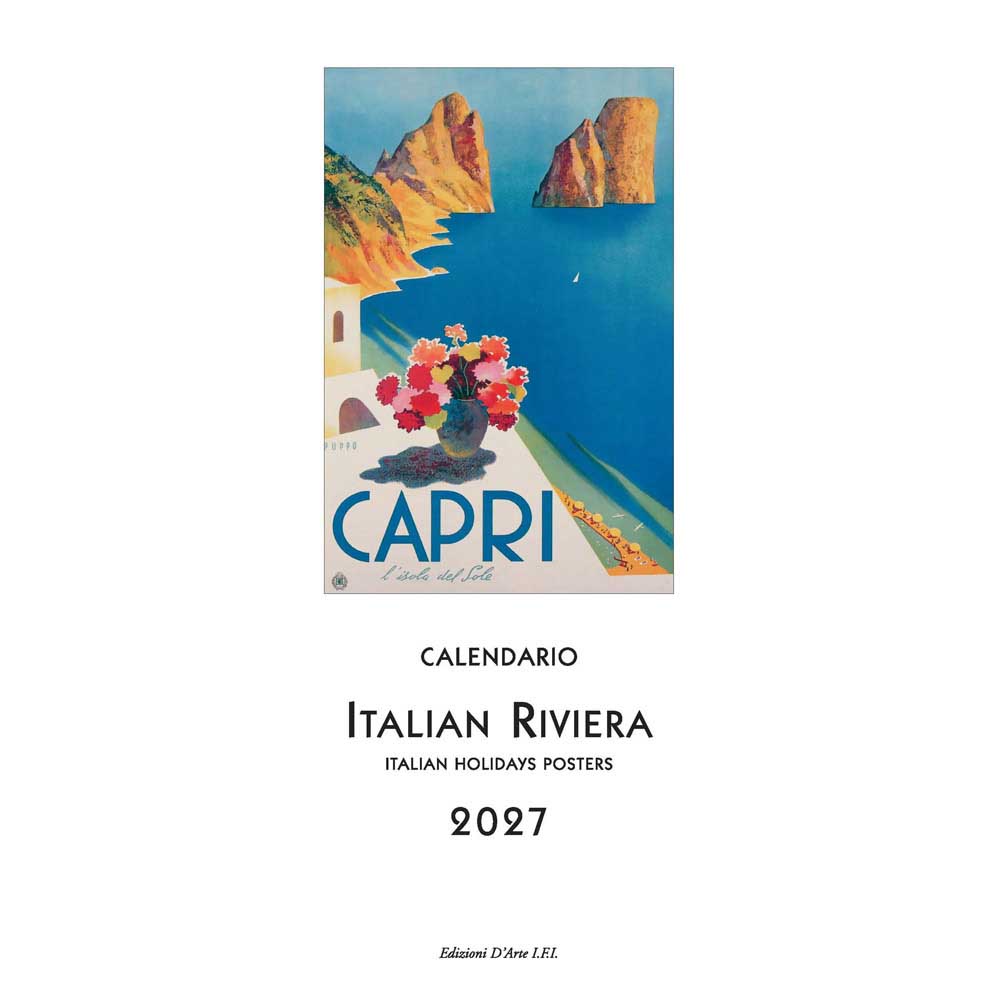 Istituto Fotocromo Italian Riviera Slim Art Calendar 2027